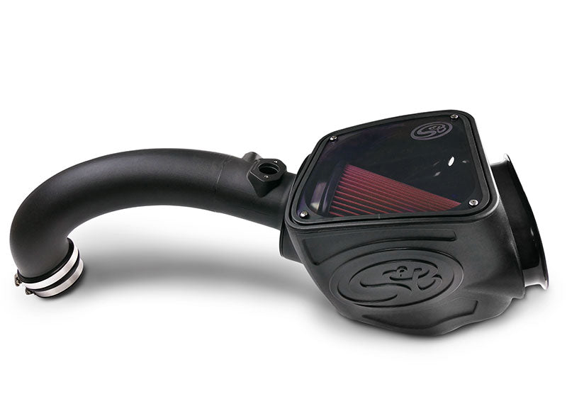 ~(12 lbs. 26X17X15)~ Cold Air Intake For 16-18 Nissan Titan  V8-5.0L Cummins Oiled Cotton Cleanable Red S B