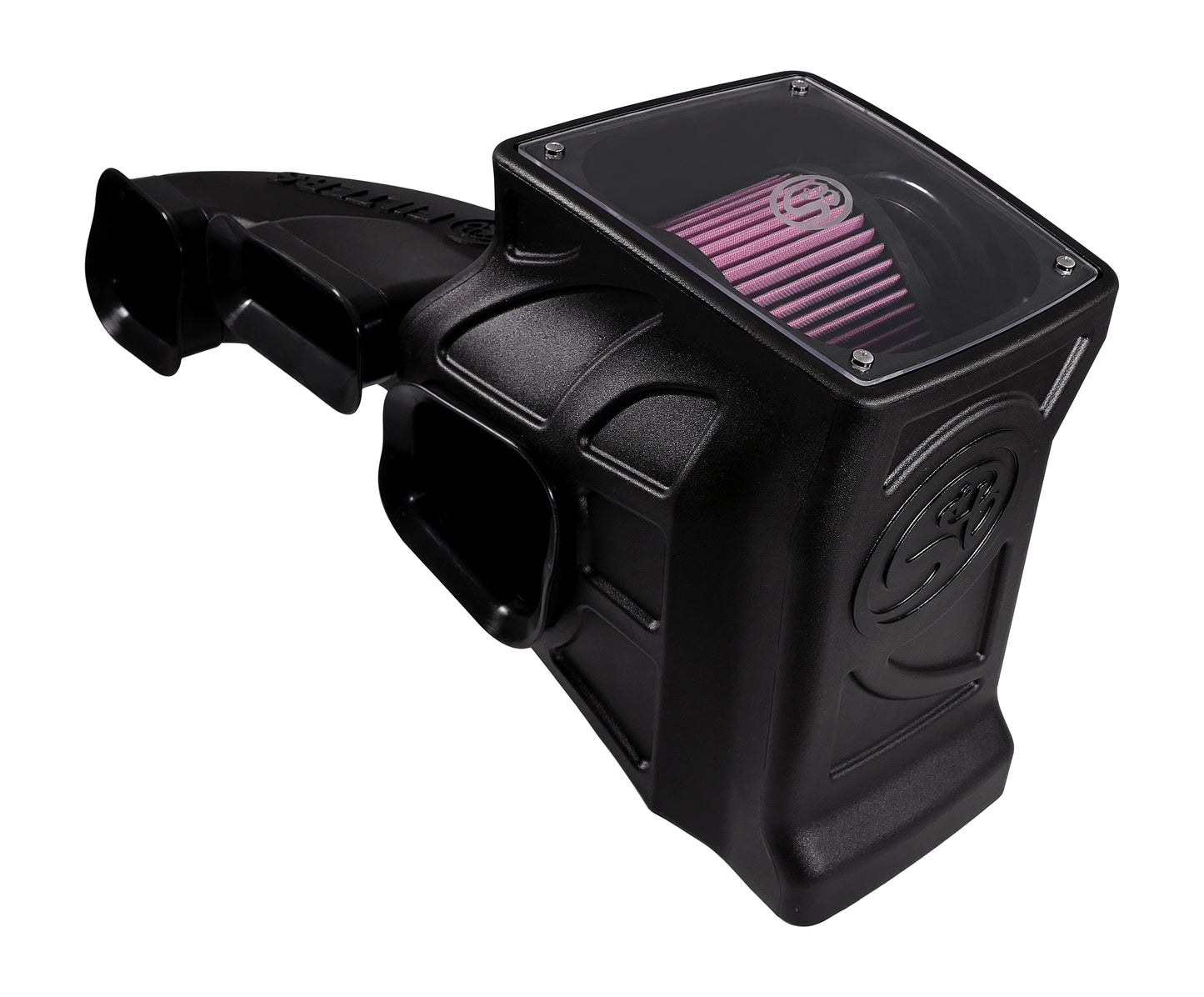 ~(18 lbs. 25X16X15)~ Cold Air Intake For 16-19 Chevrolet Colorado GMC Canyon 2.8L Duramax Cotton Cleanable Red S B