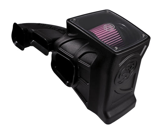 ~(18 lbs. 25X16X15)~ Cold Air Intake For 16-19 Chevrolet Colorado GMC Canyon 2.8L Duramax Cotton Cleanable Red S B