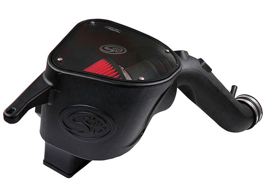 ~(13.8 lbs. 24X15X14)~ Cold Air Intake For 10-12 Dodge Ram 2500 3500 6.7L Cummins Cotton Cleanable Red S B