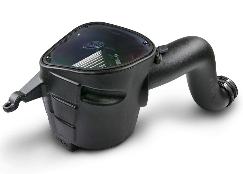 ~(14 lbs. 25X16X15)~ Cold Air Intake For 03-07 Dodge Ram 2500 3500 5.9L Cummins Dry Extendable White S B