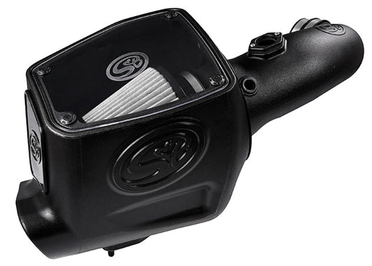 ~(17 lbs. 25X16X15)~ Cold Air Intake For 08-10 Ford F250 F350 V8-6.4L Powerstroke Dry Extendable White S B