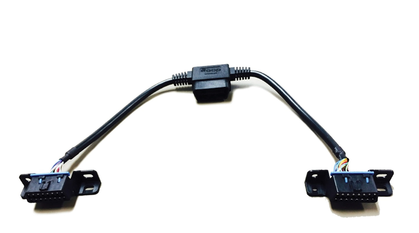 ~(0.4 lbs. 7X4X2)~ PowerStep Plug-N-Play Pass Thru Harness Black Plug-N-Play Pass Thru Harness - All Applicaple Models except Ram and Toyota