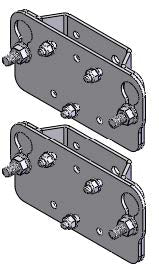~(2.5 lbs. 12X8X5)~ AWNING BKT QUICK RELEASE KIT5