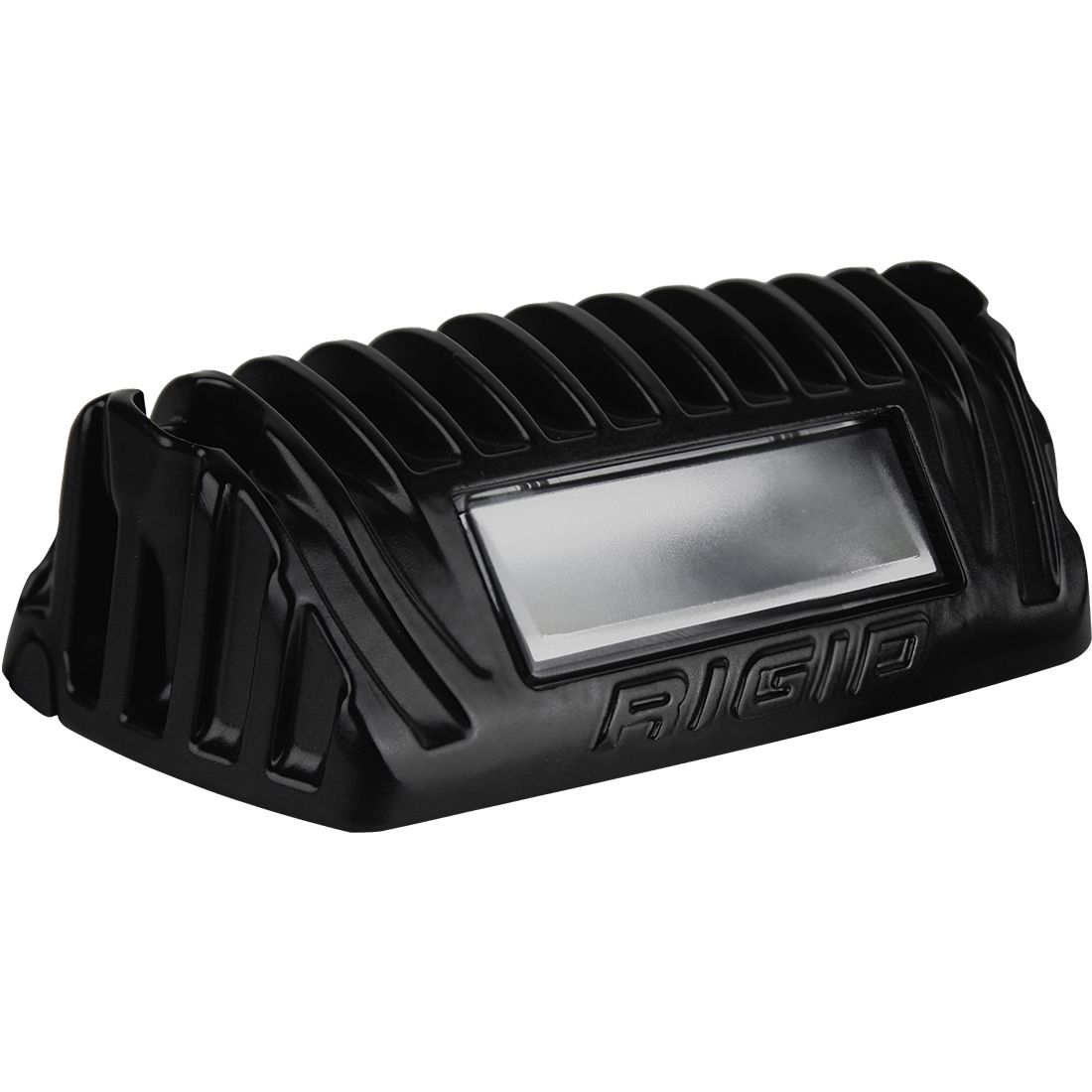 ~(0.7 lbs. 4X2X2)~ 1x2 65DEG DC SCENE LIGHT AMBER BLACK HOUSING