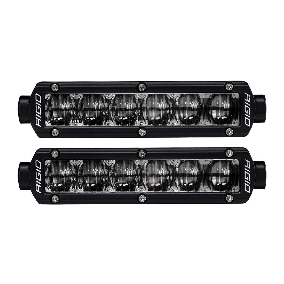 ~(4 lbs. 23X6X6)~ SR-SERIES SAE J583 6 INCH FOG LIGHT  PAIR