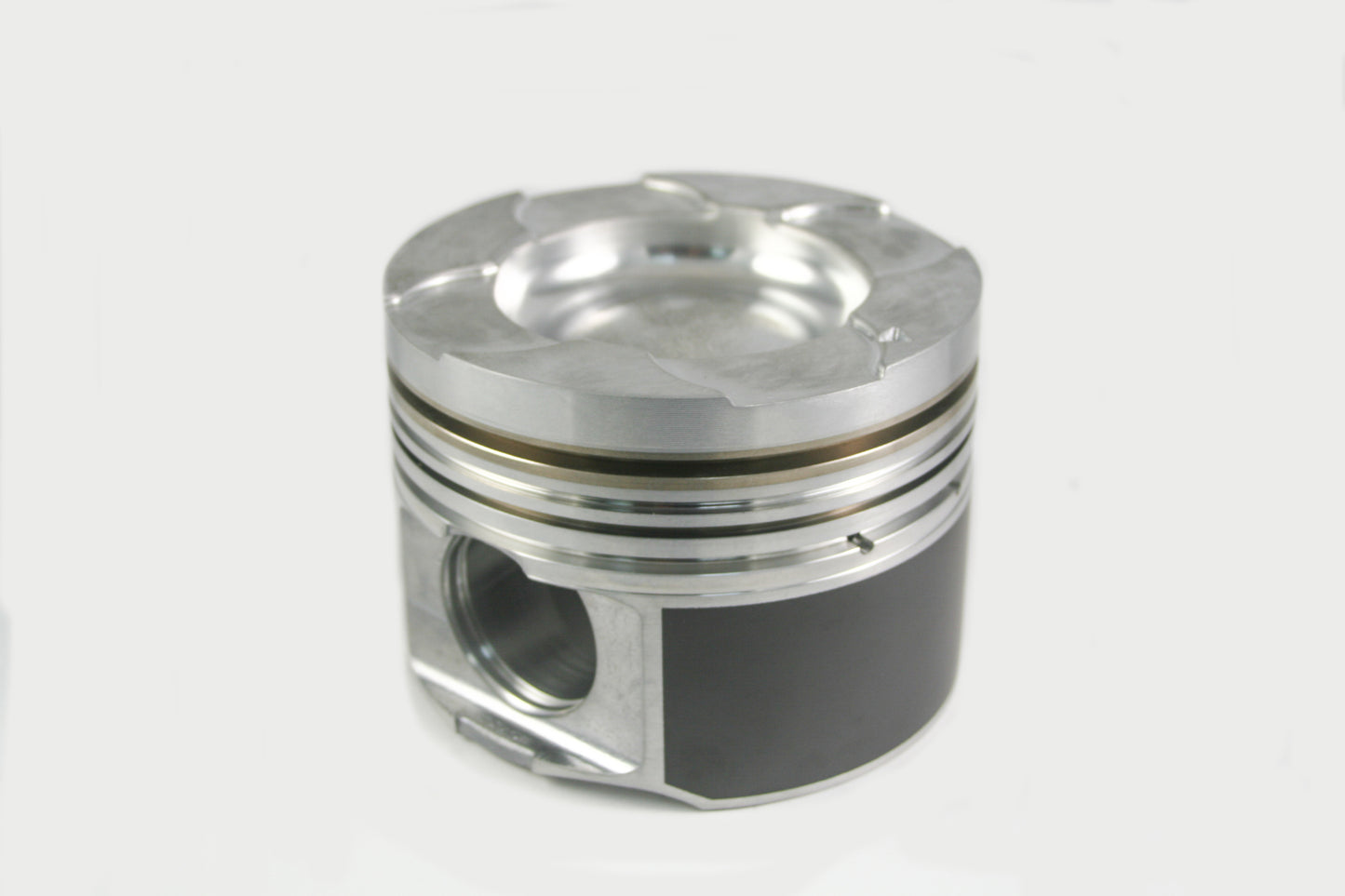 ~(38 lbs. 13X11X8)~ GM 6.6L Duramax Performance Cast Piston (Set of 8) 01-10 Design 4.095bore3.898stroke6.417rod1.956c/h1.358pin-40.7ccvol877g17.0c/r M142