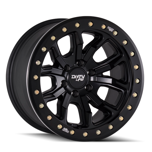 ~(46 lbs. 19X19X10)~ DT-1 (9303) MATTE BLACK 17X9 5-127 -38MM 78.1MM