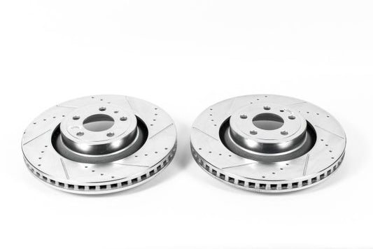 ~(57 lbs. 14X14X6)~ DRILLEDSLOTTED ROTOR PAIR