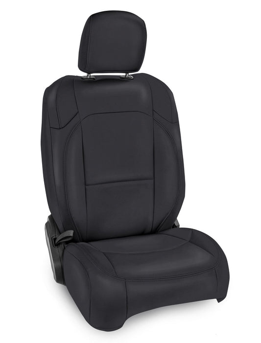 Front Seat Covers for Jeep Wrangler JL 2 door Rubicon (Pair) All Black