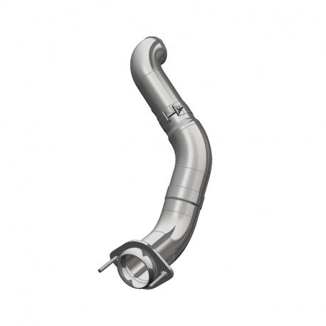 ~(12 lbs. 37X16X10)~ 2011-2014 Ford 6.7L Powerstroke Aluminized Steel 4in Turbo Down Pipe EO # D-763-1