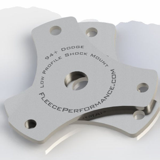 Low Profile Shock Mounts - 1994-2012 Dodge 2500 and 3500