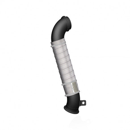 ~(6 lbs. 21X13X7)~ 2004-2010 Chevrolet/GMC Duramax 2500/3500 Aluminized Steel 3in Down Pipe - Carb EO # D-763-2