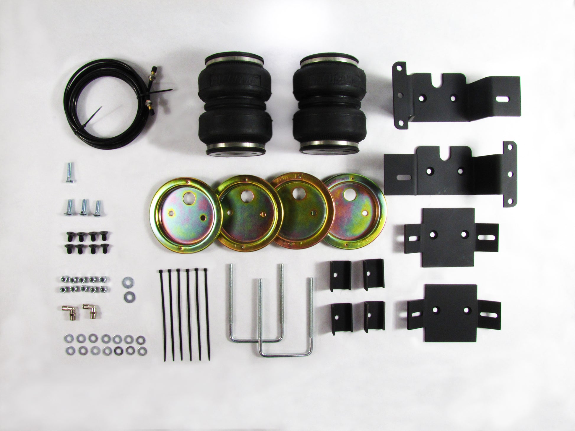 ~(28 lbs. 18X17X10)~ Heavy Duty Rear Air Suspension Kit For 07-18 Silverado/Sierra 1500 2WD/4WD Pacbrake