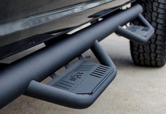 ~(74 lbs. 79X17X9)~ Step Systems Podium LG Textured Black Jeep 07-18 Wrangler JK 4 Door All Gas SRW