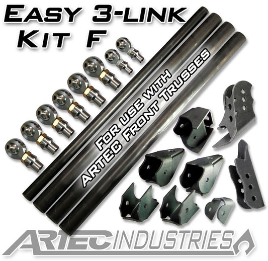 Artec 1985.5-1997 Ford F-350  Easy 3 Link - Kit F - for Artec Trusses Yes Outside Frame Ford 85-91 FRONT DRIVER (rear passenger) LK0105
