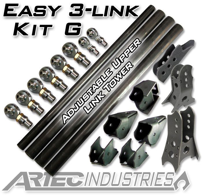 Artec All Products    Easy 3 Link - Kit G - Adjustable Upper link Yes Outside Frame Offset FRONT DRIVER (rear passenger) LK0135