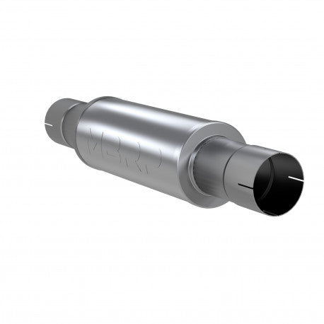 ~(18 lbs. 42X8X8)~  Replaces all 30in  overall length mufflers Aluminized Steel Muffler 4in  Inlet /Outlet 24in  Body 30in  Overall