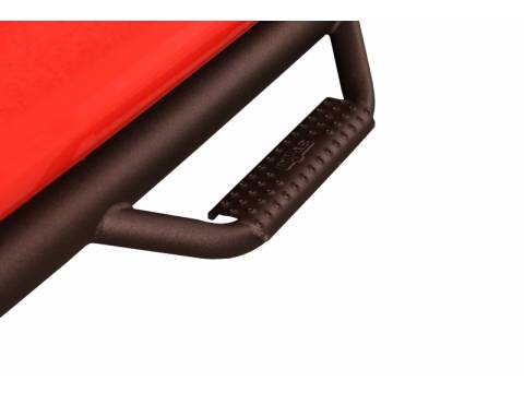 ~(62.4 lbs. 92X18X14)~ Step Systems Nerf Step Textured Black Nissan 16-21 Titan   Titan XD Crew Cab All Beds Gas   Diesel SRW