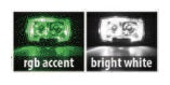 ~(2 lbs. 5X4X3)~ 3 Inch 10W Flood RGB Accent Seismic Series Quake LED