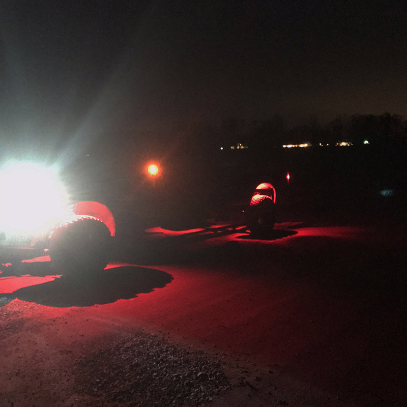 ~(3 lbs. 8X6X3)~ 4 Piece RGB Accent Rock Lights (Controller Not Included) Quad-Lock
