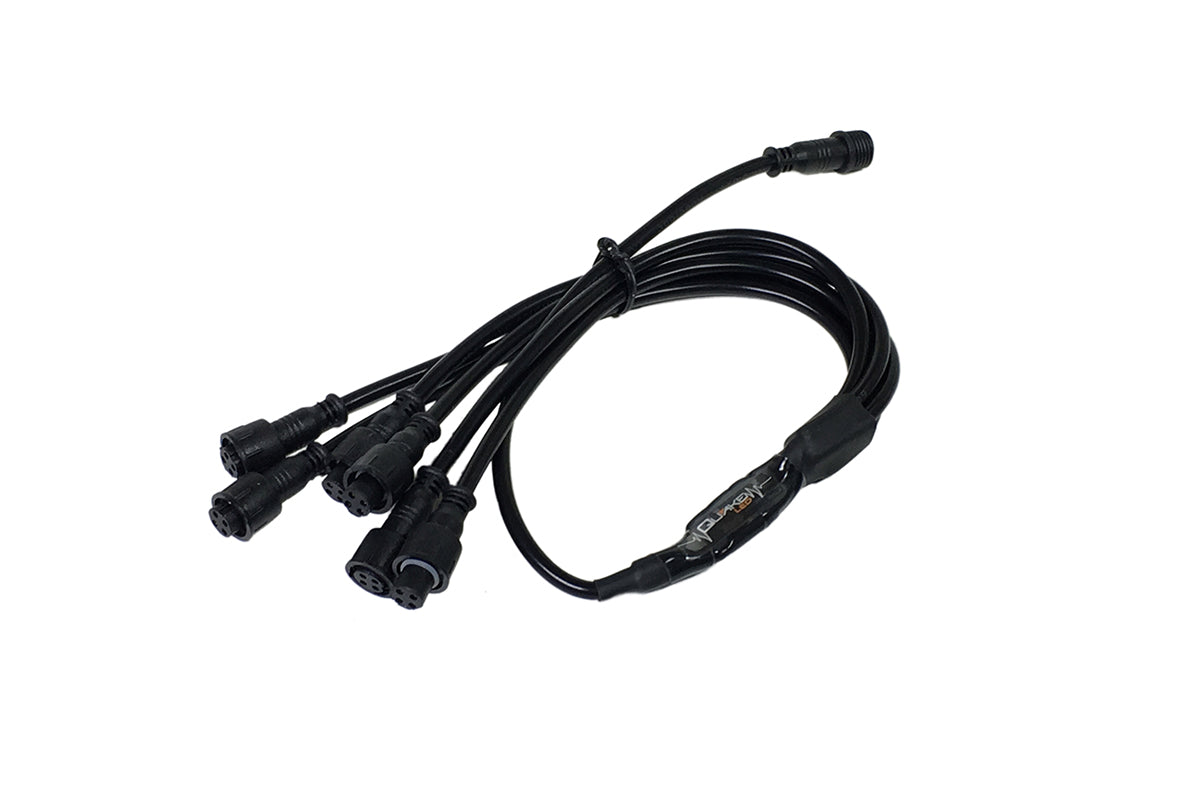 ~(1 lbs. 4X3X1)~ 20 Inch 1 -6 4 Pin RGB Splitter