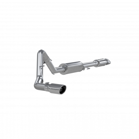 ~(57 lbs. 46X16X12)~ 2015-2020 Ford F-150 5.0L T409 Stainless Steel 3in  Cat Back Single Side Exit