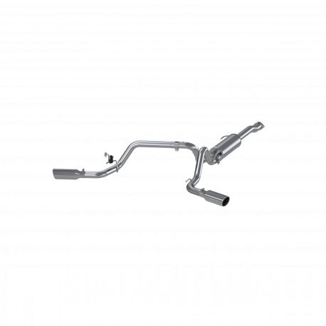 ~(55 lbs. 46X16X12)~ 2016-2020 Toyota Tacoma 3.5L Aluminized Steel 3in Cat Back Dual Split Side