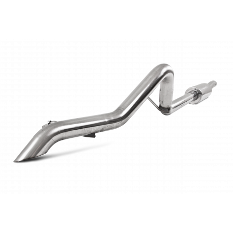 ~(38 lbs. 36X11X6)~ 2012-2018 Jeep Wrangler/Rubicon (JK)  3.6L V6 2dr/4dr T409 Stainless Steel 2.5in Cat Back Single Rear Exit