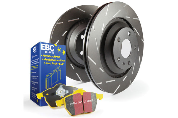 ~(40 lbs. 15X15X15)~ S9 Rear Kits Yellowstuff and USR Rotors Save 15 Percent over cost of buying separate parts with this quality pad and rotor kit which includes pads rotors pads rotors and caliper lube. The benefits of this kit over the S5 Kit is the re