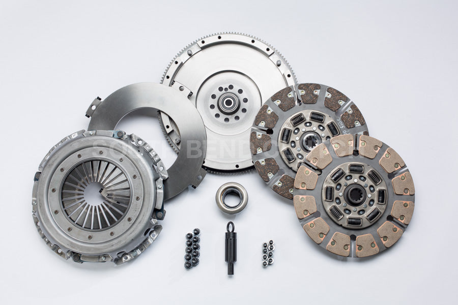 Organic Ceramic Dual Disc 650hp  1300 torque 94-98 7.3L Ford Power Stroke 5 speed trans.