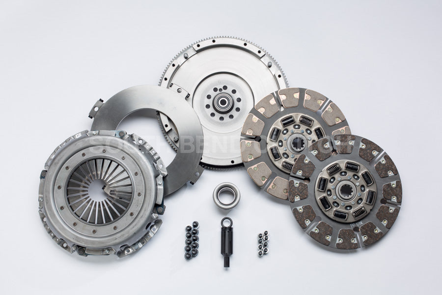 Organic Ceramic Dual Disc 650hp  1300 torque 99-03 7.3L Ford Power Stroke 6 speed trans.
