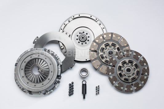 Organic Ceramic Dual Disc 650hp  1300 torque 99-03 7.3L Ford Power Stroke 6 speed trans.