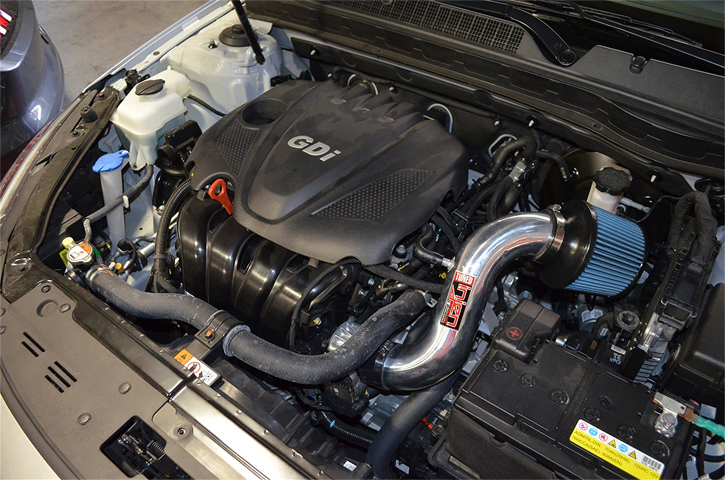 Tuned air intake system with SuperNano Web Dry Filter
