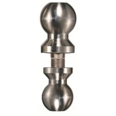 ~(4.4 lbs. 8X3X3)~ 2  2-5/16 Double Tow Balls Chrome