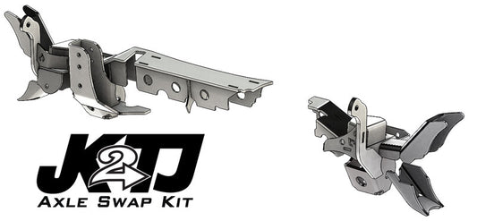 Artec 1993-2006 Jeep TJ LJ ZJ XJ        JK2TJ Front Axle Swap Kit: Dana 30 LCA brackets with Standard Hole TJ3022