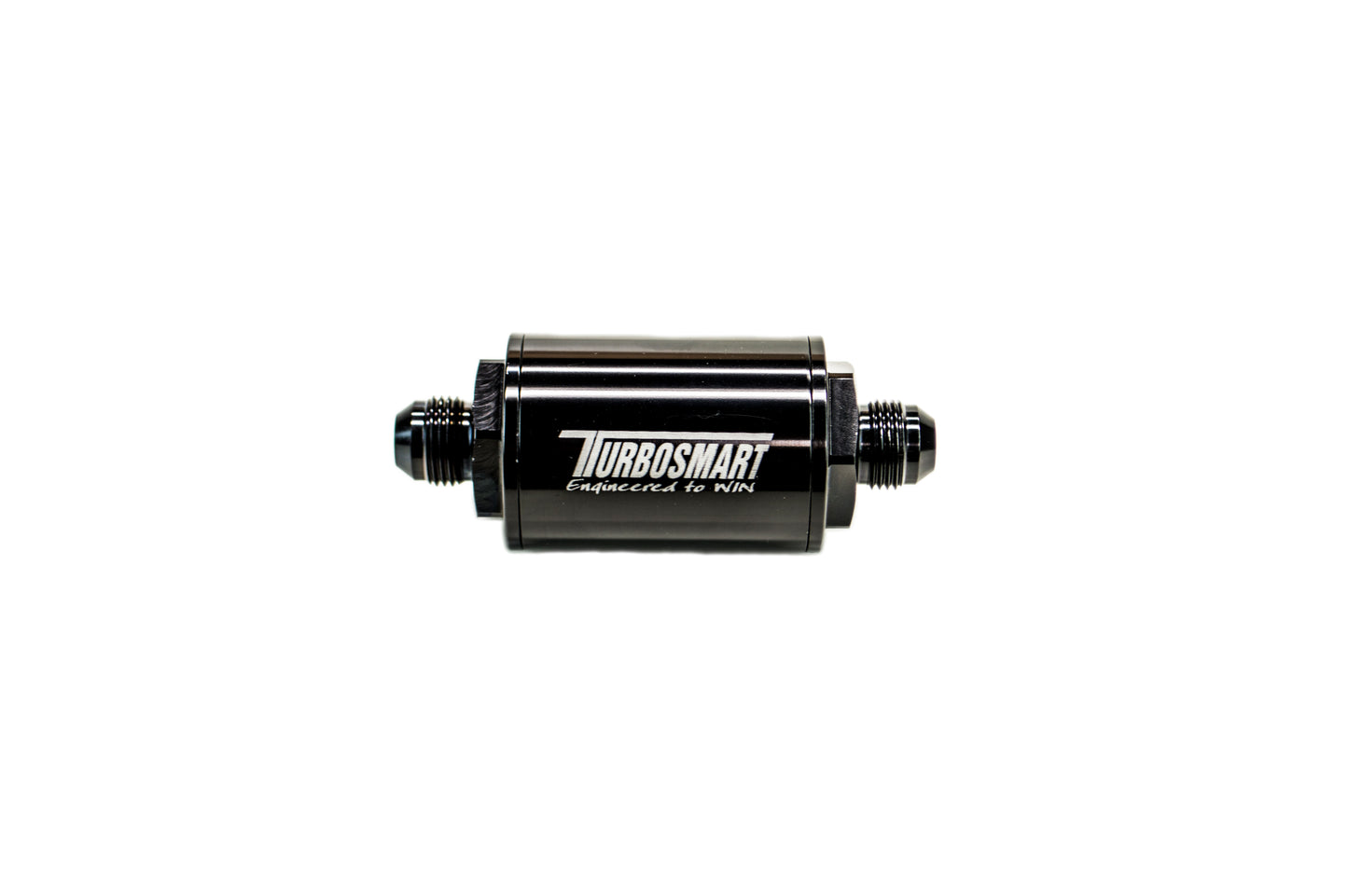 ~(1 lbs. 7X5X3)~ Turbosmart FPR Billet Fuel Filter 10um AN-6 - Black