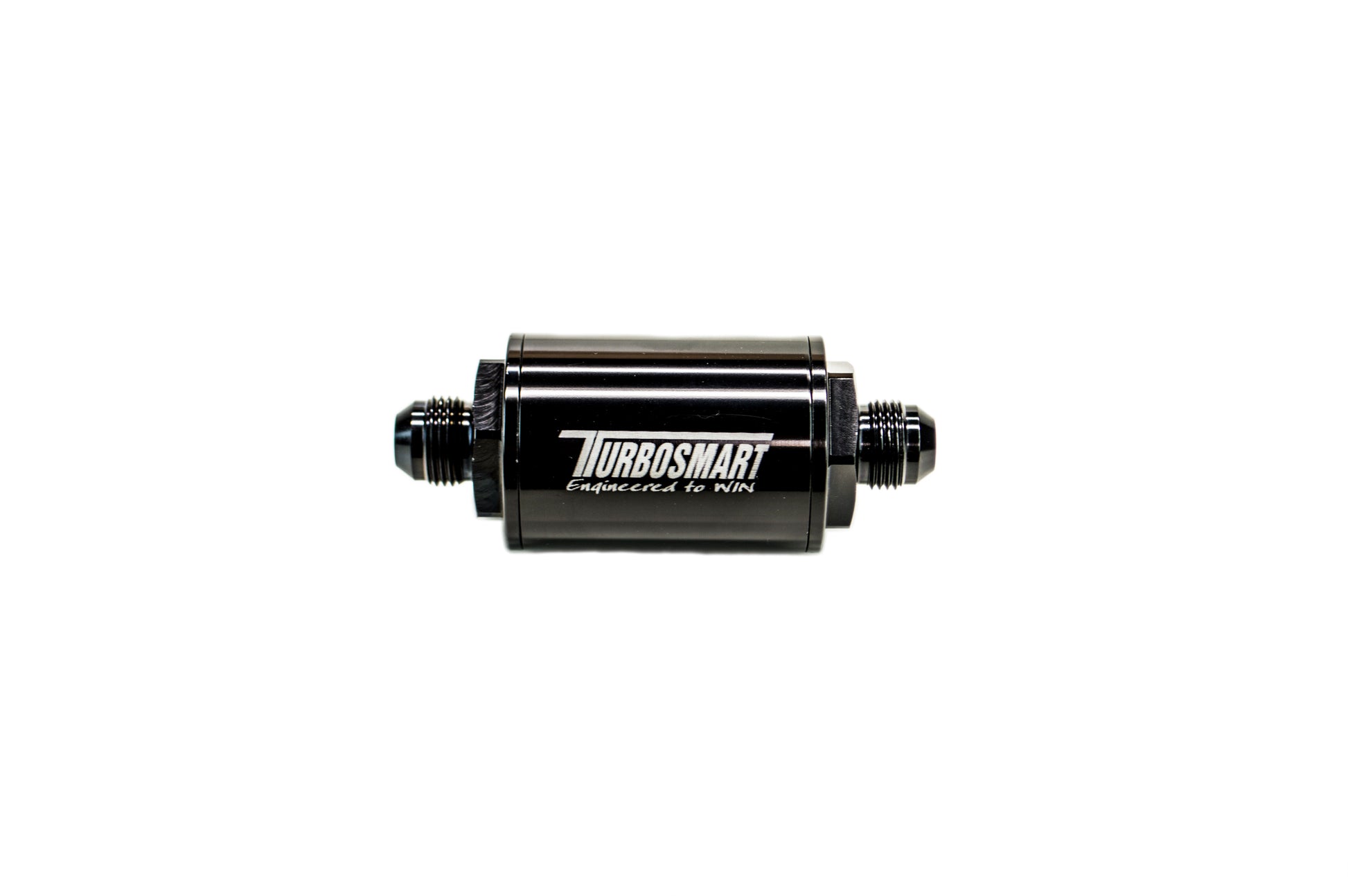 ~(1 lbs. 7X5X3)~ Turbosmart FPR Billet Fuel Filter 10um AN-6 - Black