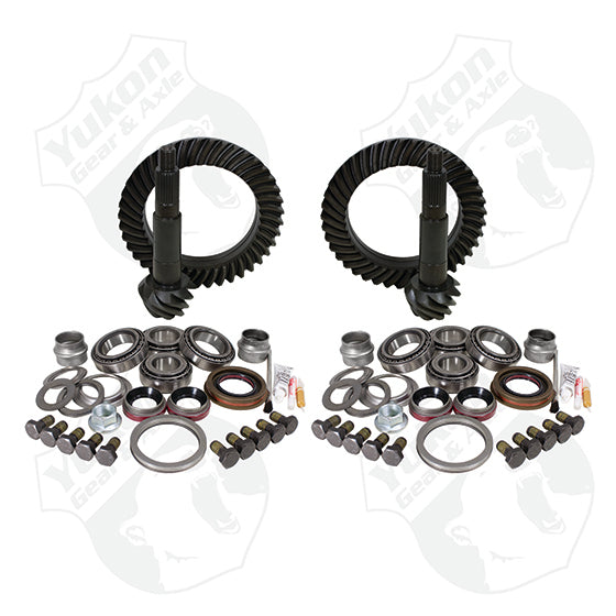 Yukon Gear and Install Kit package for Jeep TJ Rubicon  4.56 ratio.