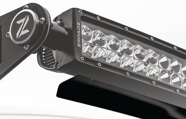 ~(5 lbs. 55X8X6)~ Universal Roof Mount 52 IN Straight Led Light Bar Noise Cancelling / Whistle Silencer / Sound Reducing - attaches to 52 IN Zroadz LED Light Bar Rear Fins or Similar Lights