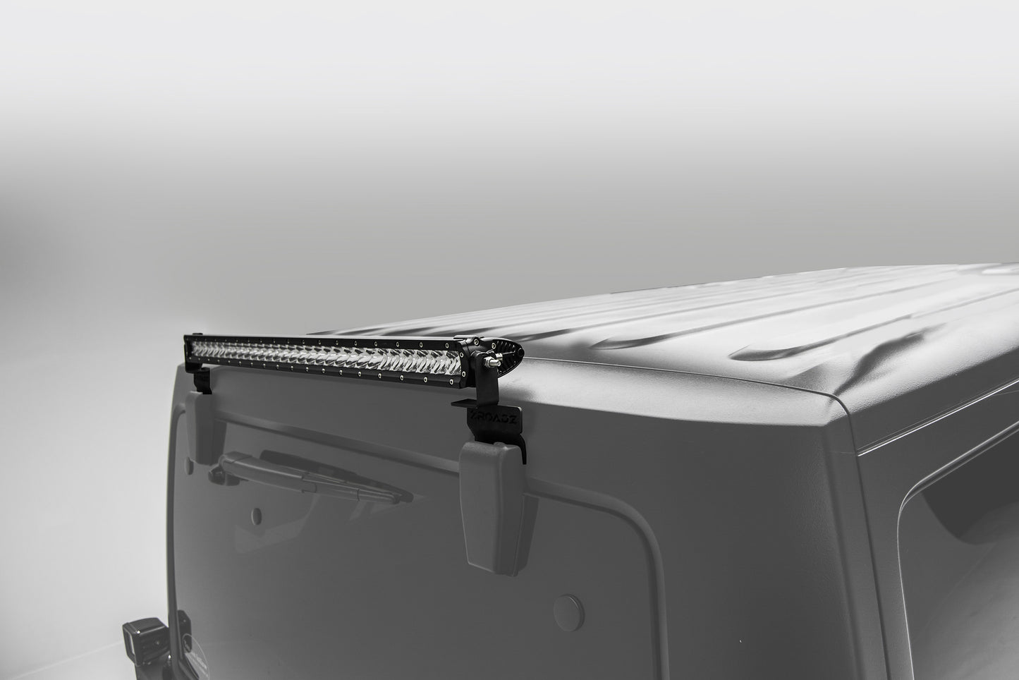 ~(3 lbs. 12X7X7)~ 2007-2017 JEEP WRANGLER JK : Rear Window Hinges Hard Top Models Bolt-On Brackets Only. Accepts 30in Single Row Slim Line Led Light.